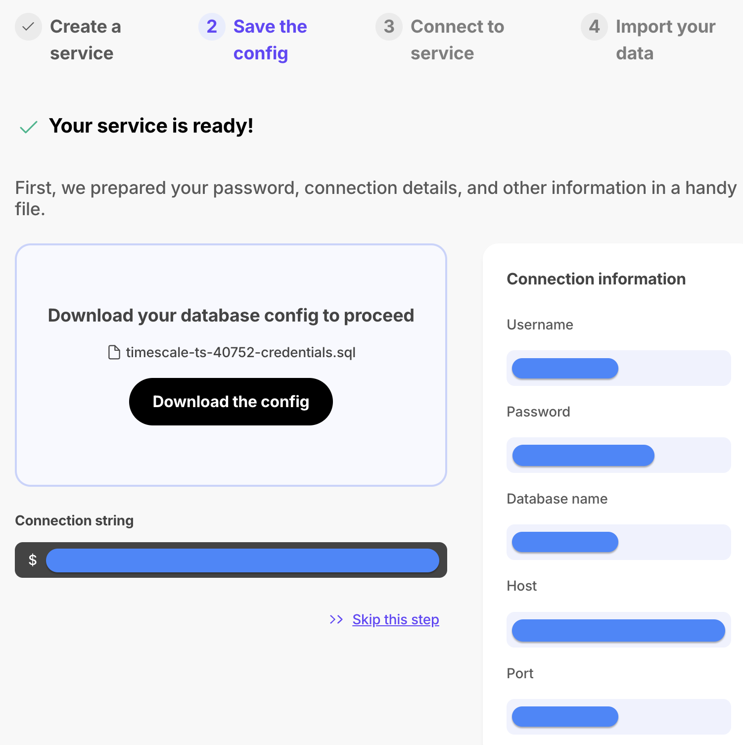 Database Setup 2