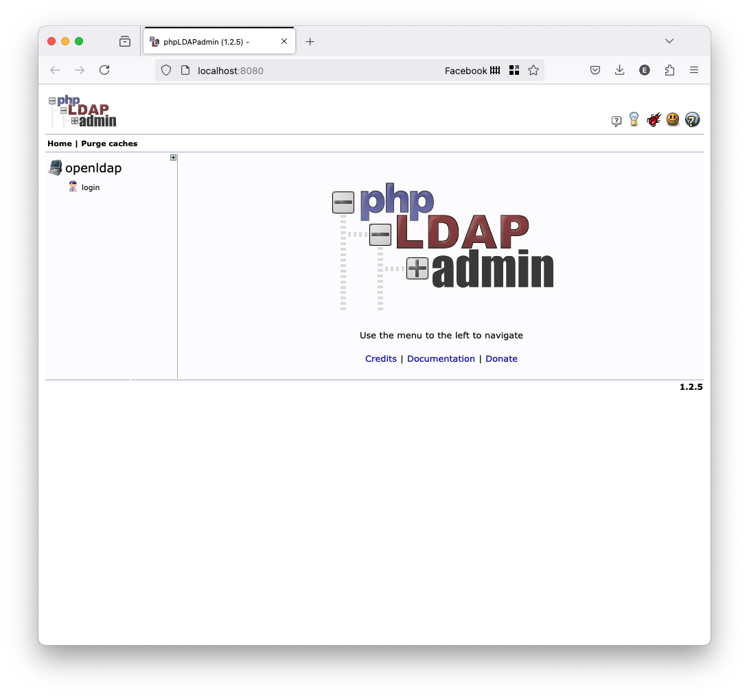 LDAP admin panel